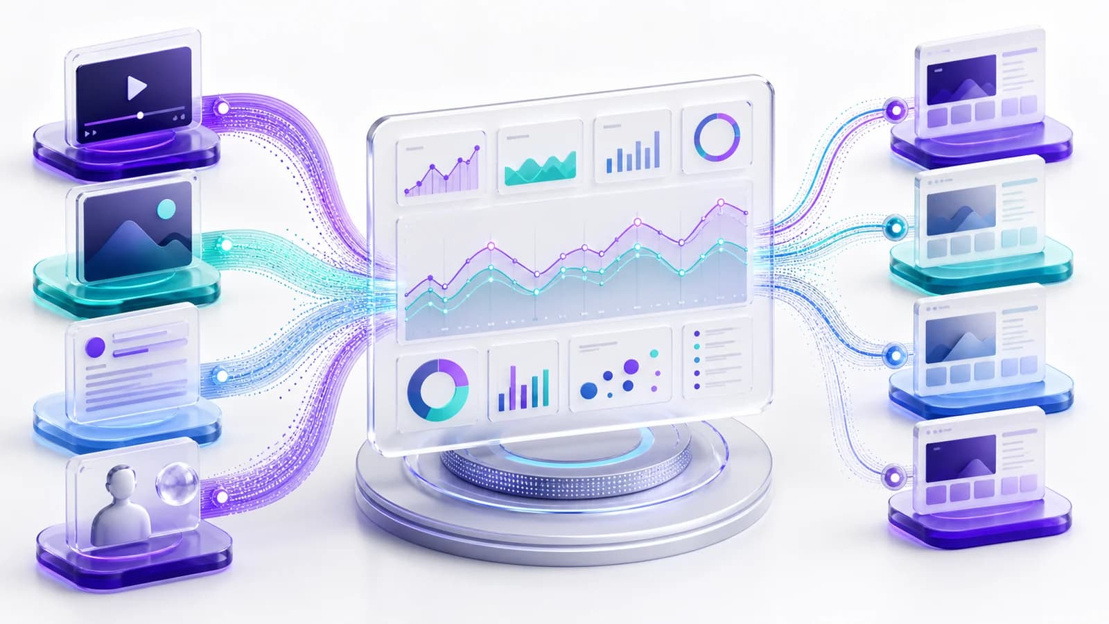Social profile performance flowing into Google Search Console reporting